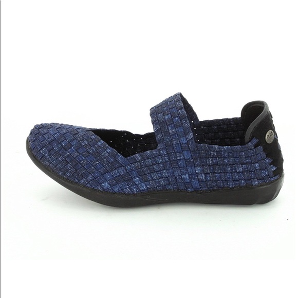 Navy Blue Signature Comfortable Mary Jane Flat - Picture 5 of 8
